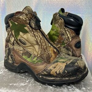 Danner boots camouflage green tree realistic camo hunting fishing outdoors hike